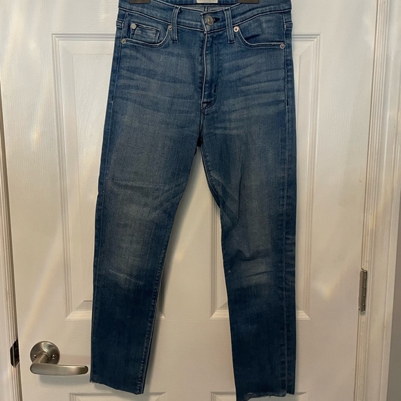 Cropped Skinny Ankle Raw Hem Jeans - Hudson brand - Picture 4 of 4